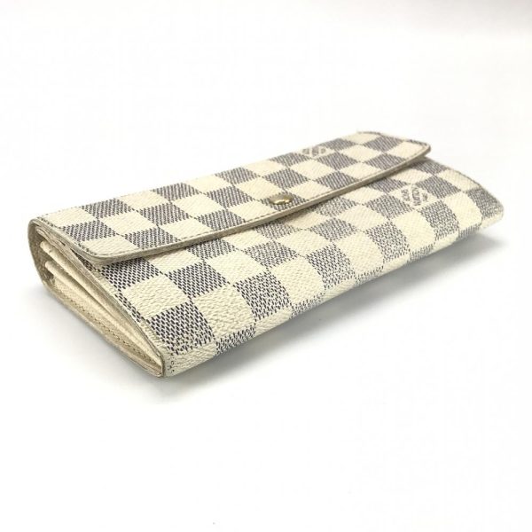 1240001027550 4 Louis Vuitton Portefeuille Sarah Damier Long Wallet White