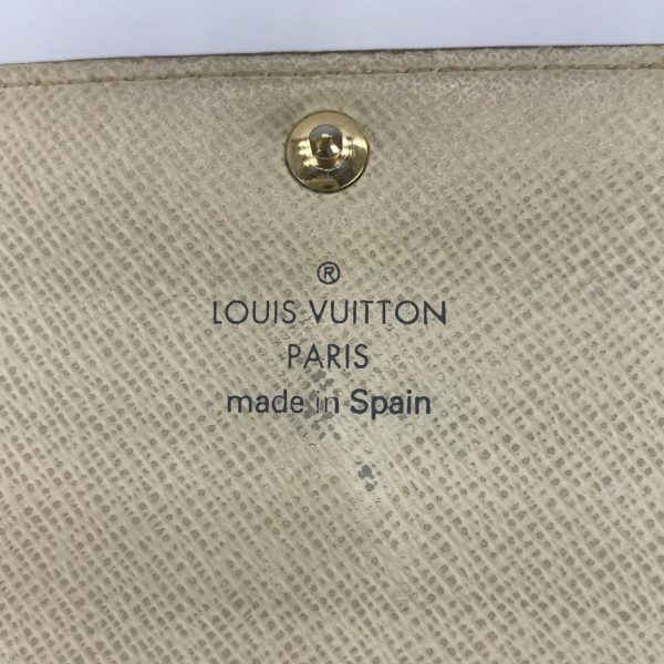 1240001027550 8 Louis Vuitton Portefeuille Sarah Damier Long Wallet White