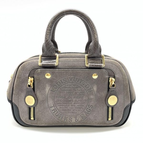 1240001029755 1 Louis Vuitton Stamp Bag PM Handbag Gray