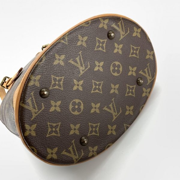 1240001030635 5 Louis Vuitton Petit Bucket Monogram Tote Bag Brown