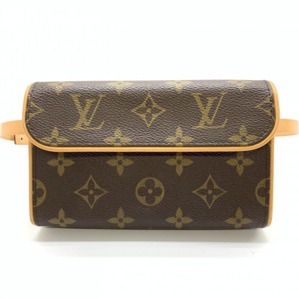 1240001031348 2 Louis Vuitton Pochette Florentine Monogram Waist Pouch Brown