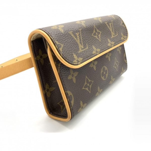 1240001031348 3 Louis Vuitton Pochette Florentine Monogram Waist Pouch Brown