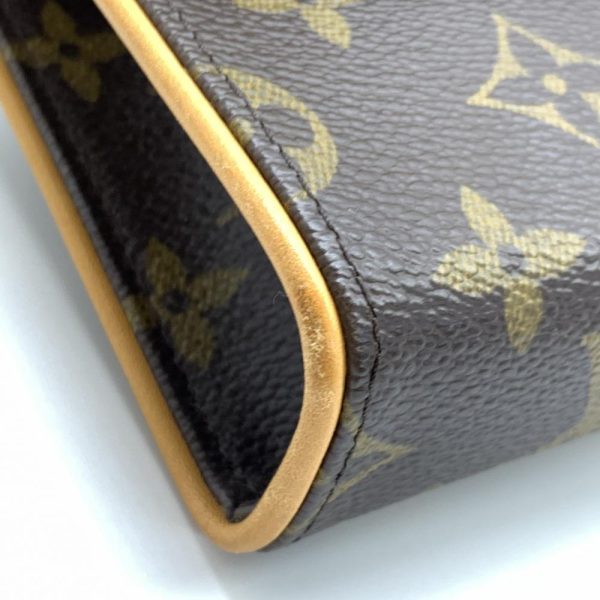 1240001031348 7 Louis Vuitton Pochette Florentine Monogram Waist Pouch Brown