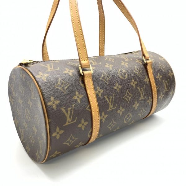 1240001032306 2 Louis Vuitton Papillon 30 Monogram Pouch Hand Bag Brown