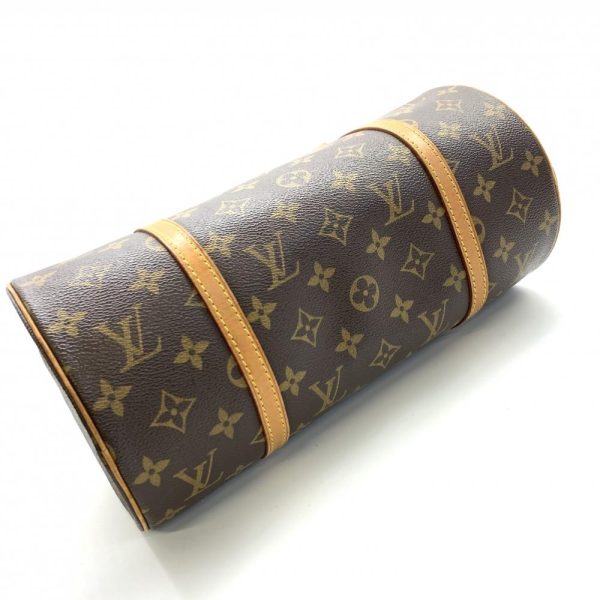 1240001032306 5 Louis Vuitton Papillon 30 Monogram Pouch Hand Bag Brown