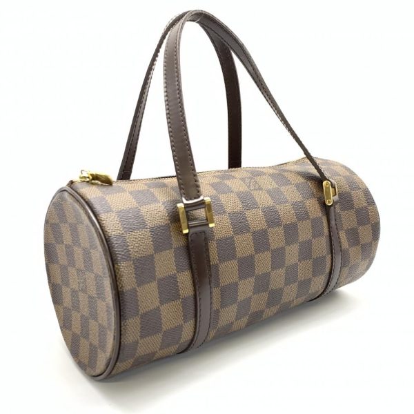 1240001032414 2 Louis Vuitton Papillon PM Damier Handbag Brown