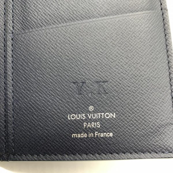 1240001033311 8 Louis Vuitton Portefeuille Brother Taiga Wallet Blue