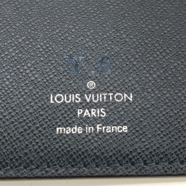 1240001033318 9 Louis Vuitton Portefeuille Brother Taiga Wallet Blue