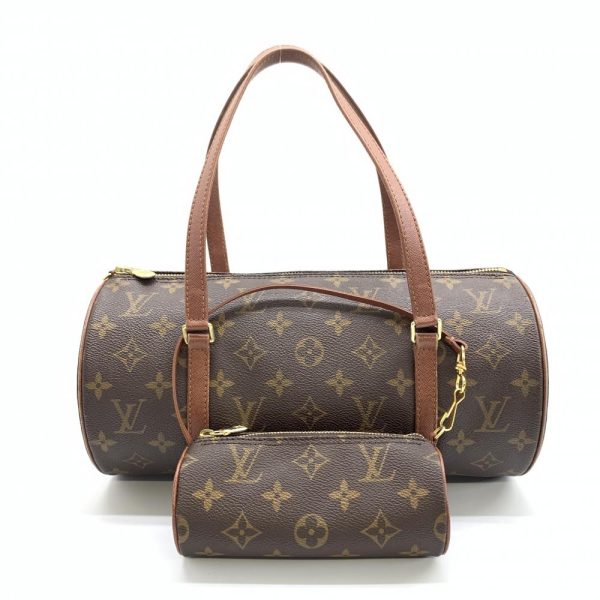 1240001033320 1 Louis Vuitton Papillon 30 Monogram Handbag Brown