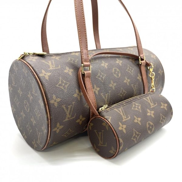 1240001033320 2 Louis Vuitton Papillon 30 Monogram Handbag Brown