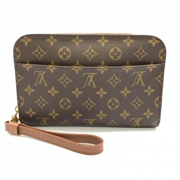 1240001033615 3 Louis Vuitton Orsay Monogram Clutch Bag Brown