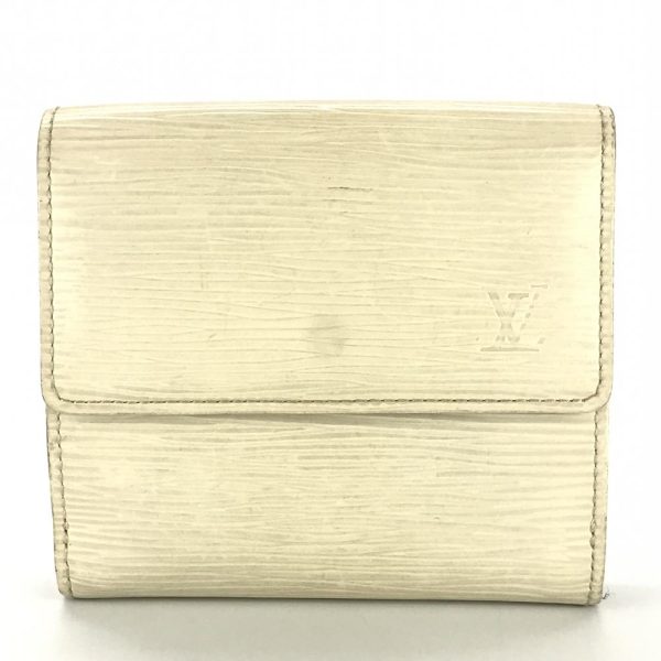 1240001034071 1 Louis Vuitton Epi Portefeuille Elise Wallet White