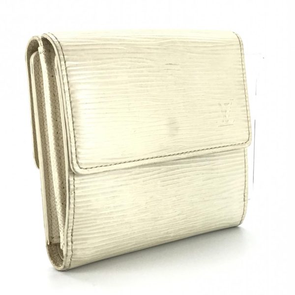 1240001034071 2 Louis Vuitton Epi Portefeuille Elise Wallet White