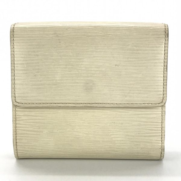 1240001034071 3 Louis Vuitton Epi Portefeuille Elise Wallet White