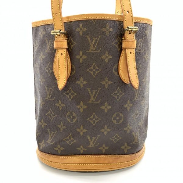 1240001034173 3 Louis Vuitton Bucket PM Monogram Tote Bag Brown