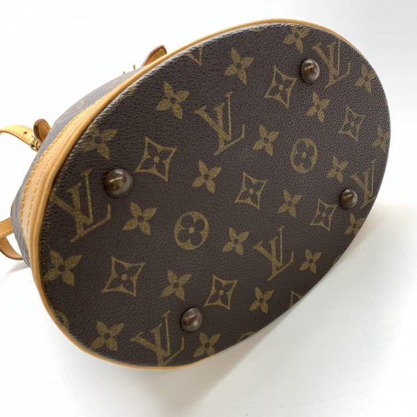 1240001034173 4 Louis Vuitton Bucket PM Monogram Tote Bag Brown