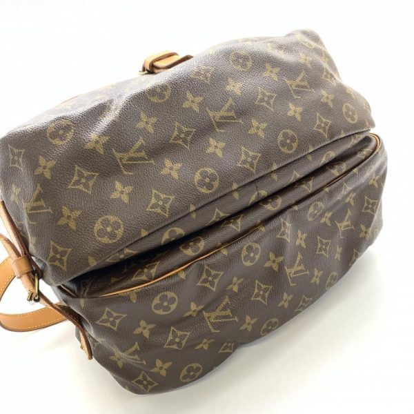 1240001034205 4 Louis Vuitton Saumur 35 Monogram Shoulder Bag Brown