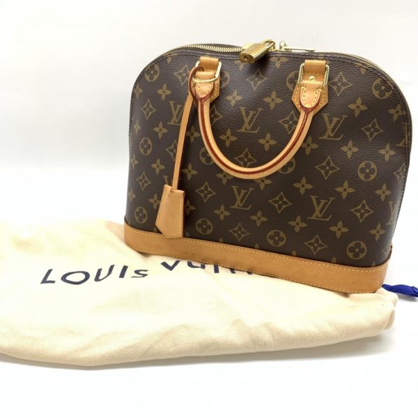 1240001034207 10 Louis Vuitton Alma PM Monogram Handbag Brown