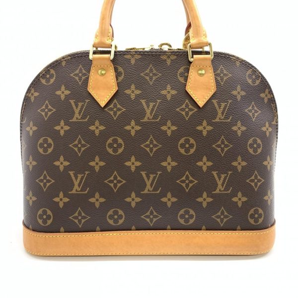 1240001034207 3 Louis Vuitton Alma PM Monogram Handbag Brown