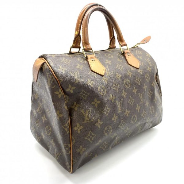 1240001034264 2 Louis Vuitton Speedy 30 Monogram Handbag Brown