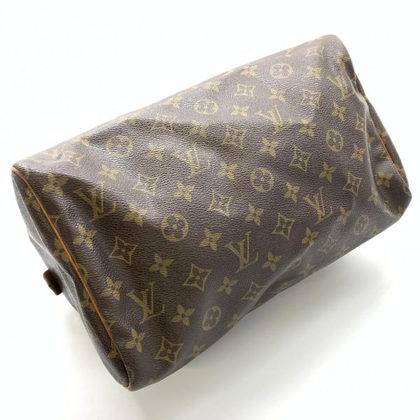 1240001034264 5 Louis Vuitton Speedy 30 Monogram Handbag Brown