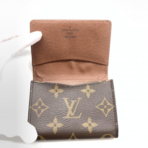 1240001034311 6 Louis Vuitton Anvelop Cult Devisit Monogram Card Case Brown