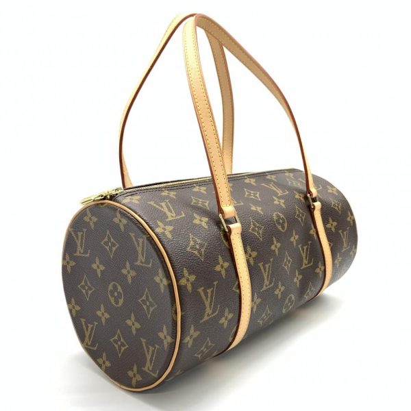 1240001034582 2 Louis Vuitton Papillon 30 Monogram Handbag Brown