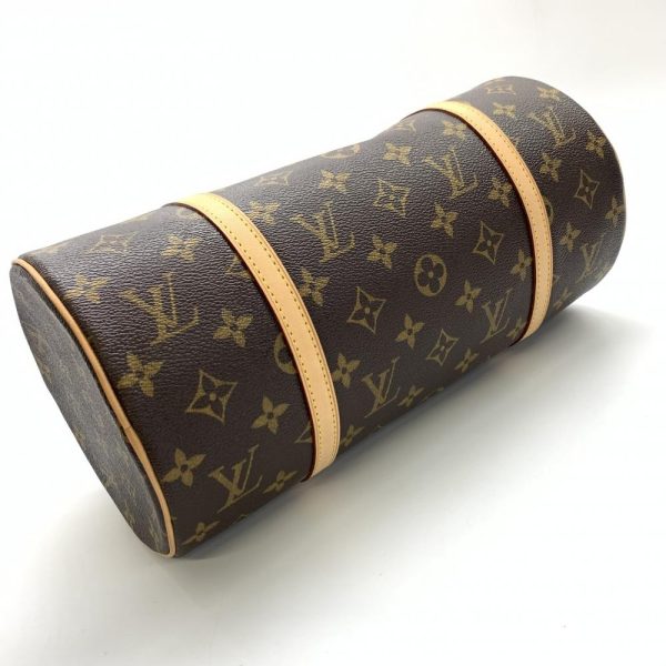 1240001034582 5 Louis Vuitton Papillon 30 Monogram Handbag Brown