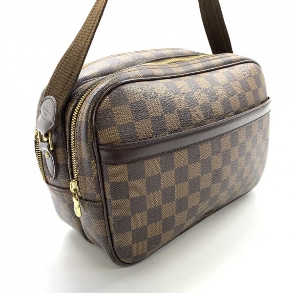 1240001034706 2 Louis Vuitton Reporter Damier Shoulder Bag Brown