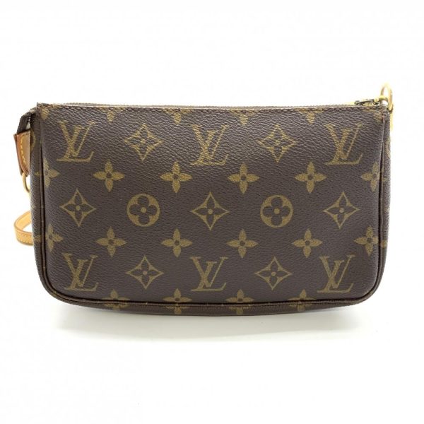 1240001035126 4 Louis Vuitton Pochette Accessoire Monogram Accessory Pouch Brown