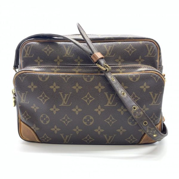 1240001035147 1 Louis Vuitton Nile Monogram Shoulder Bag Brown