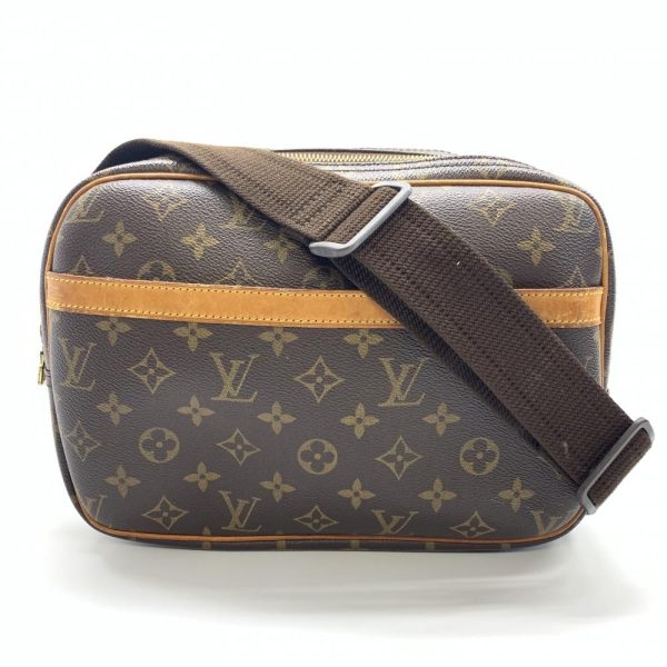 1240001035169 1 Louis Vuitton Reporter PM Monogram Shoulder Bag Brown