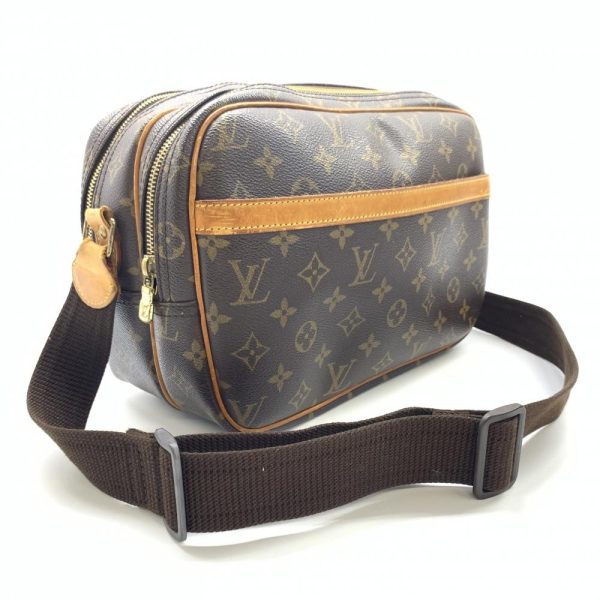 1240001035169 2 Louis Vuitton Reporter PM Monogram Shoulder Bag Brown