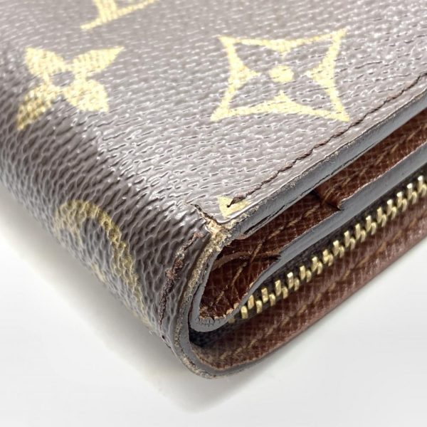 1240001035172 5 1 Louis Vuitton Compact Zip Folding Wallet Monogram Brown