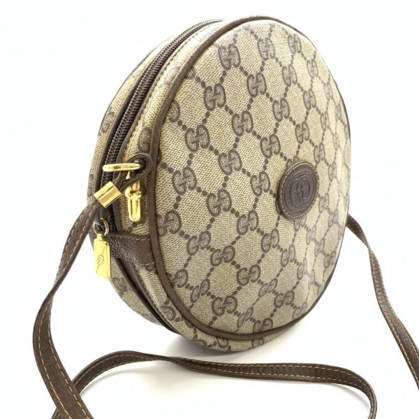 1240001035238 2 Gucci GG Plus Round Shape Crossbody Shoulder Bag Old Gucci