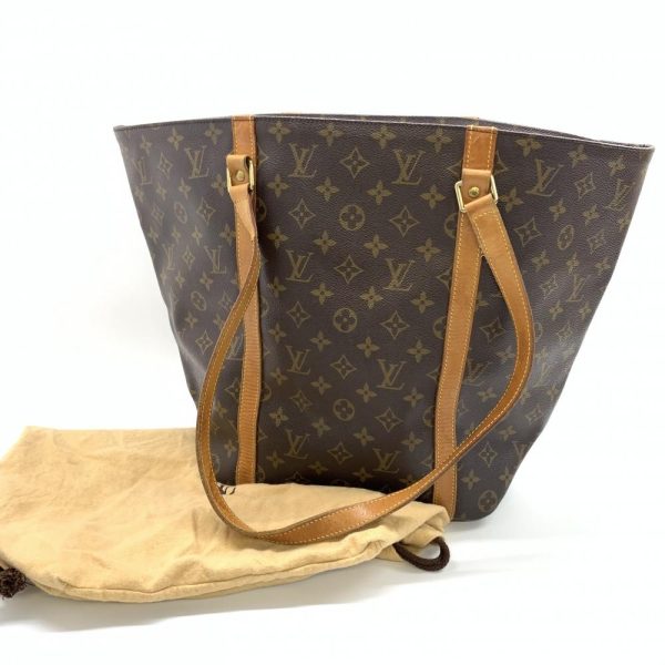 1240001035332 10 Louis Vuitton Sack Shopping Tote Bag Monogram Brown