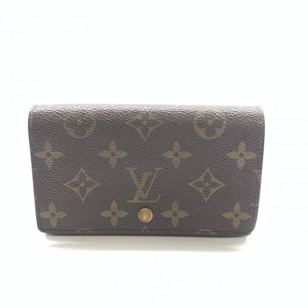 1240001035496 1 Louis Vuitton Portomone Bier Tresor Bifold Wallet Monogram Brown