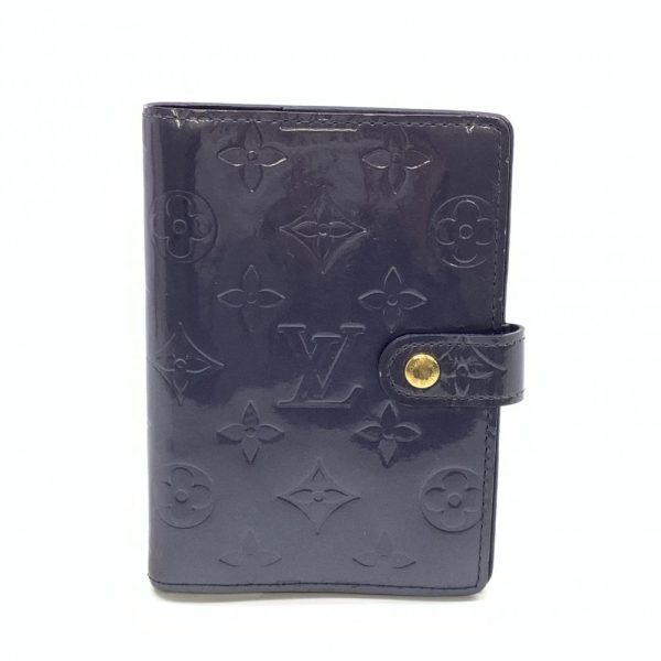 1240001035502 1 Louis Vuitton Agenda Pm Vernis Andigo Notebook Cover Enamel Purple