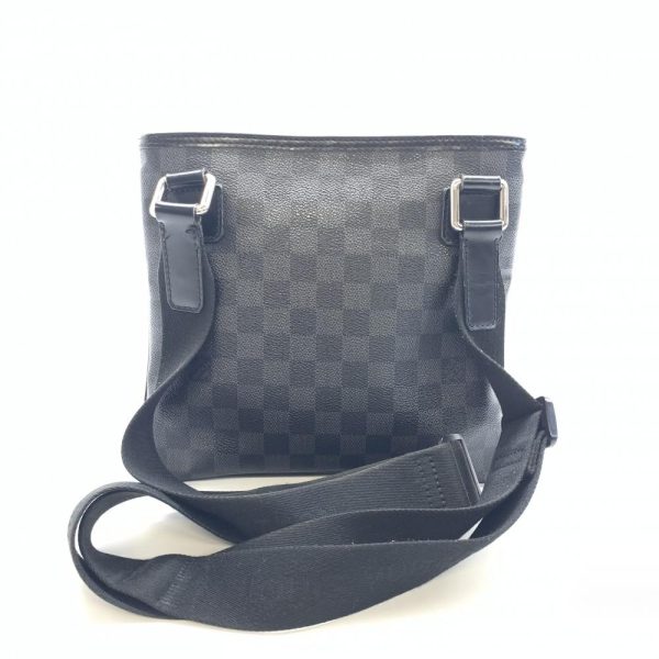 1240001035663 3 Louis Vuitton Thomas Shoulder Bag Damier Graphite Black Gray