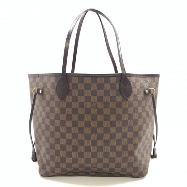 1240001035896 1 Louis Vuitton Neverfull Mm Tote Bag Shoulder Bag Damier Brown