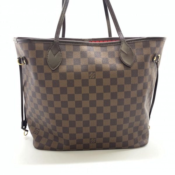 1240001035896 4 Louis Vuitton Neverfull Mm Tote Bag Shoulder Bag Damier Brown