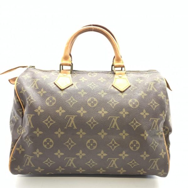 1240001036147 3 Louis Vuitton Speedy 30 Handbag Mini Boston Bag Monogram Brown