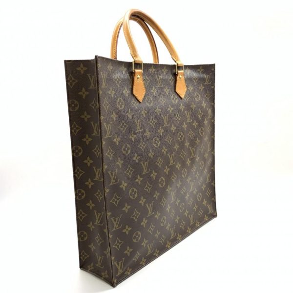 1240001036182 2 Louis Vuitton Sac Pla Tote Bag Handbag Monogram Brown