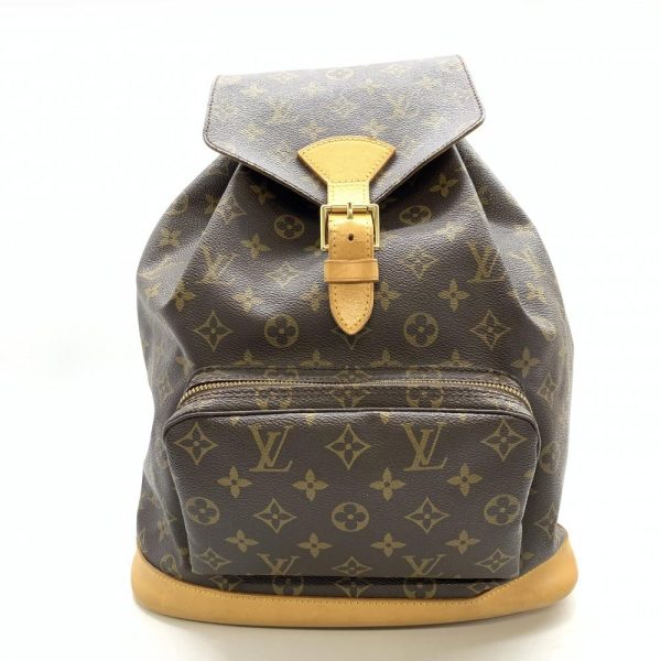 1240001036183 1 Louis Vuitton Monsouris Gm Bag Pack Rucksack Monogram Brown