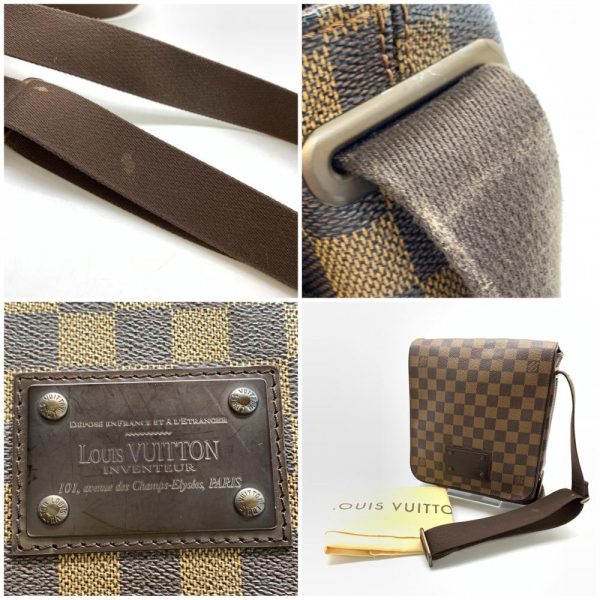 1240001036247 10 Louis Vuitton Brooklyn Pm Shoulder Bag Damier Brown