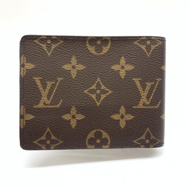 1240001036296 4 Louis Vuitton Portefeuille Multiple Bifold Wallet Monogram