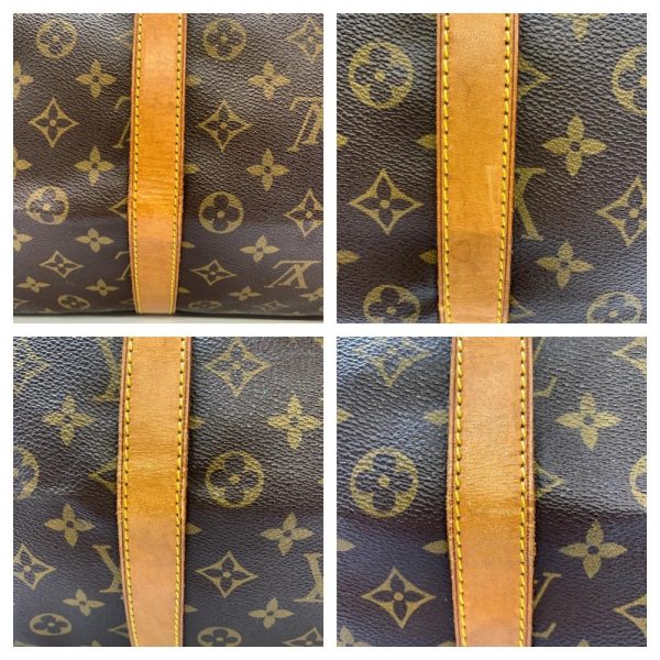 1240001036319 10 Louis Vuitton Keepall 55 Boston Bag Monogram Brown