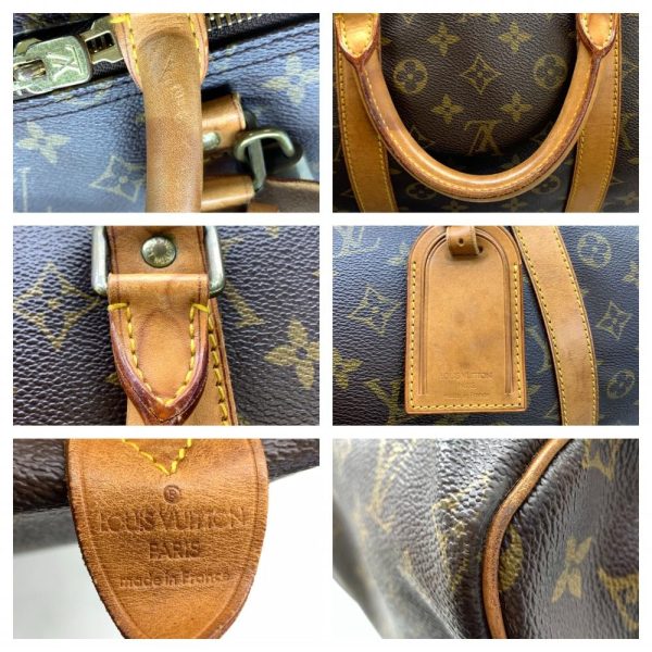 1240001036319 9 Louis Vuitton Keepall 55 Boston Bag Monogram Brown