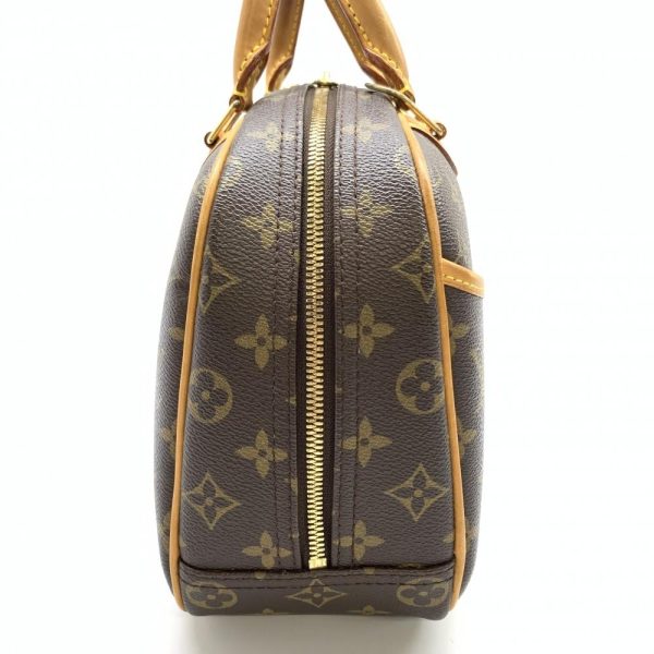 1240001036344 3 Louis Vuitton Trouville Handbag Mini Boston Monogram Brown