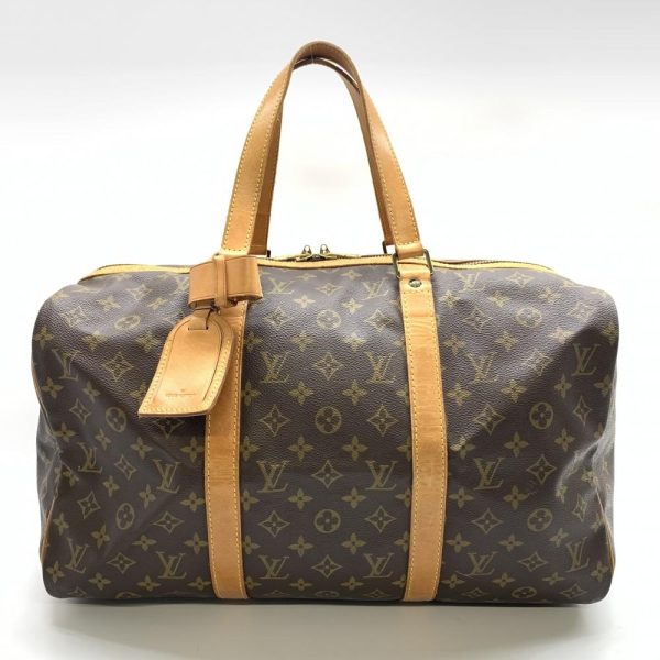 1240001036470 1 Louis Vuitton Saxouple 45 Boston Bag Monogram Brown